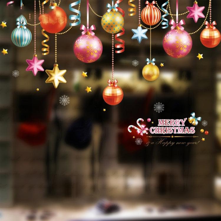 Santa Claus Hanging Stickers Shop Window Glass Door Living Room Wall Stickers(6309) - Christmas Stickers by PMC TechLife | Online Shopping South Africa | PMC TechLife | Buy Now Pay Later Mobicred