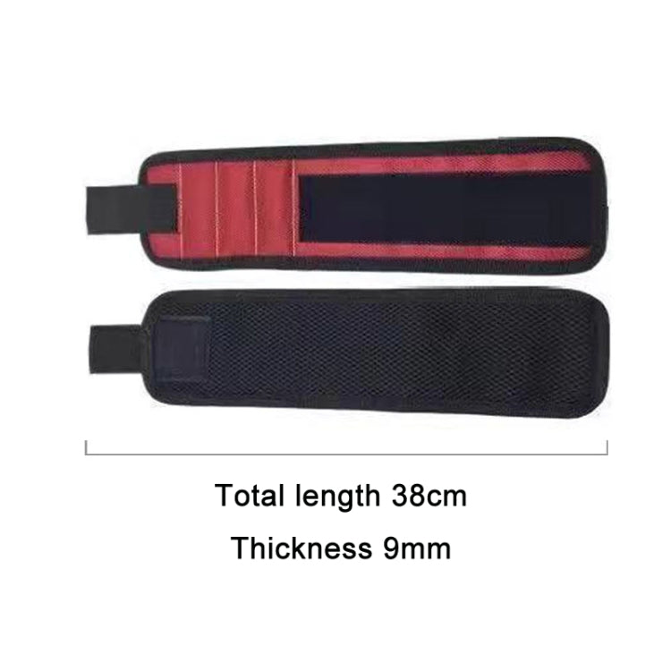 Electric Woodworking Multifunctional Powerful Magnetic Wrist Strap, Style: Five Rows Blue - free shipping - PMC TechLife - Order now!