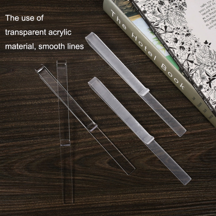 1 Pair PJ1226 Music Spectrum Clipplane Tablature Clip Music Song Clip(Transparent) - Other Accessories by PMC Jewellery | Online Shopping South Africa | PMC Jewellery | Buy Now Pay Later Mobicred