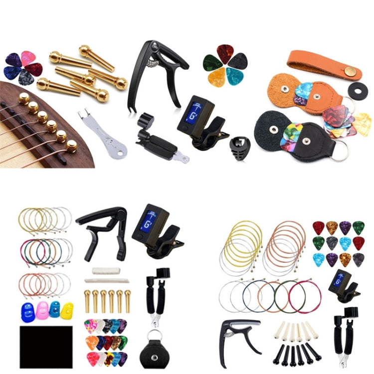 28 PCS / Set Folk Wood Bass Guitar Tuning Clip Tuner Instrument Set - Stringed Instruments by PMC TechLife | Online Shopping South Africa | PMC TechLife