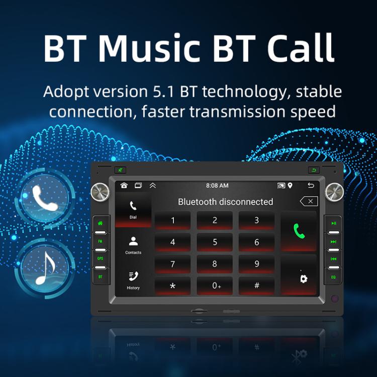 For Volkswagen Passat 7 Inch Bluetooth GPS Navigation Car Player, Memory: 1+32G - Car MP3 & MP4 & MP5 by PMC Jewellery | Online Shopping South Africa | PMC Jewellery | Buy Now Pay Later Mobicred