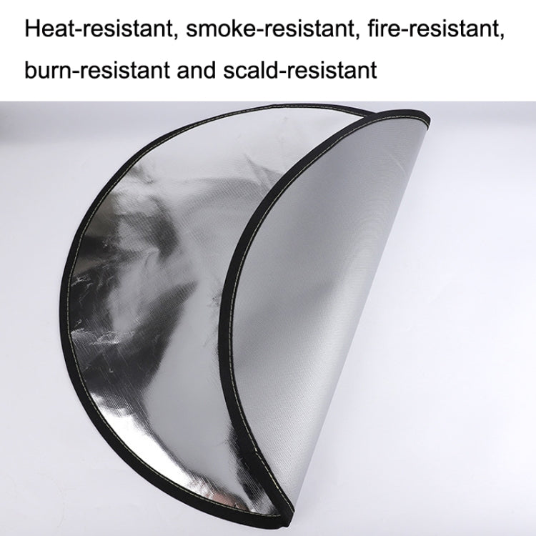 Round Camper Camping Lawn Fire Rack Flame Insulation Land, Diameter: 36 Inches - Camping Mats by PMC TechLife | Online Shopping South Africa | PMC TechLife | Buy Now Pay Later Mobicred