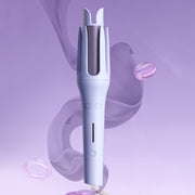 RD-2118 32mm Intelligent Induction Automatic Curling Iron Electric Rotary Automatic Hair Curler, CN Plug(Purple)