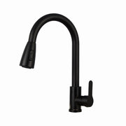 Kitchen Pull-out Faucet Stainless Steel Sink Telescopic Universal Faucet,Spec: CLH002 Black