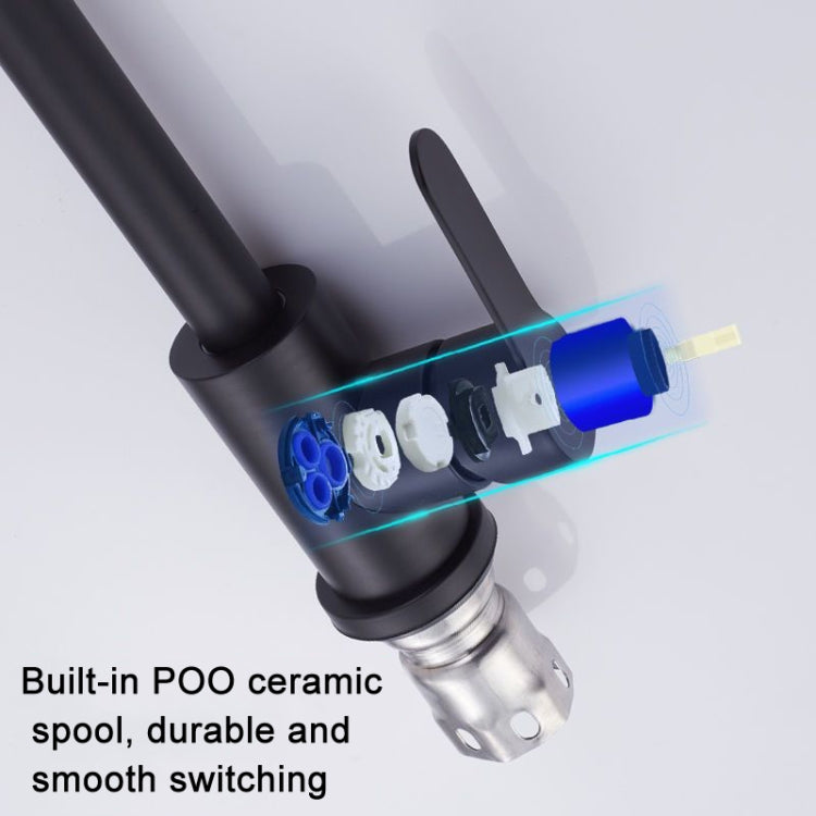 Kitchen Pull-out Faucet Stainless Steel Sink Telescopic Universal Faucet,Spec: CLY002 Wire Drawing - free shipping - PMC TechLife - Order now!