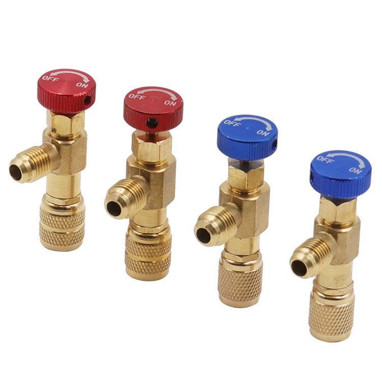 Air Conditioner Fluoridation Safety Valve Refrigerant Filling Connector(Side R22 Bottom R22) - Air Conditioning System by PMC Jewellery | Online Shopping South Africa | PMC Jewellery | Buy Now Pay Later Mobicred