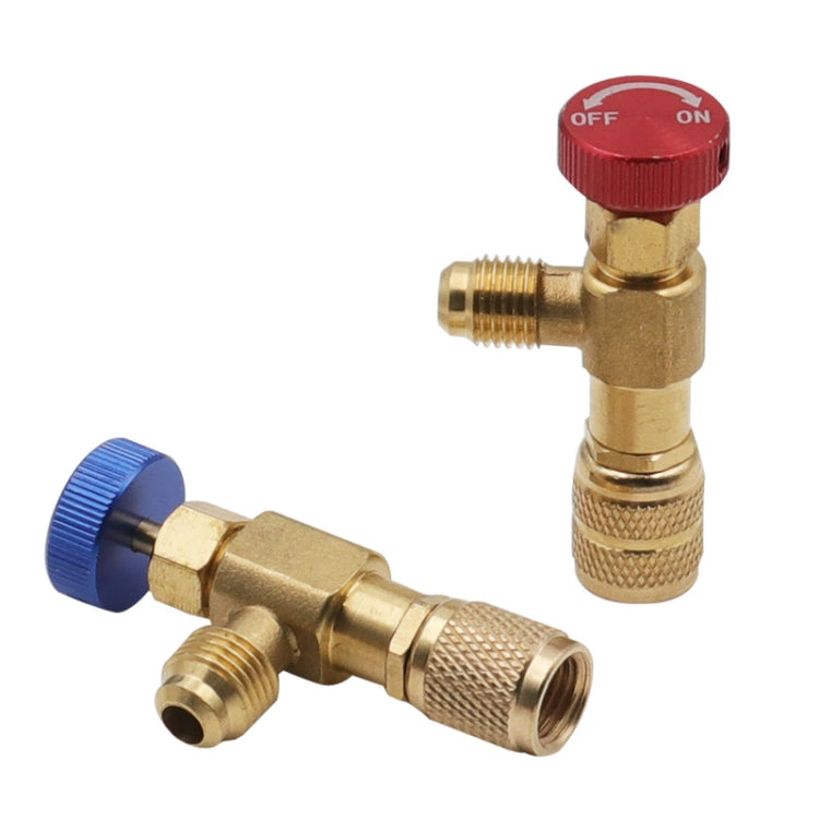 Air Conditioner Fluoridation Safety Valve Refrigerant Filling Connector(Side R22 Bottom R410) - Air Conditioning System by PMC TechLife | Online Shopping South Africa | PMC TechLife