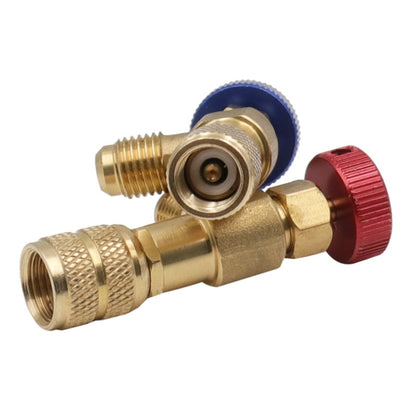 Air Conditioner Fluoridation Safety Valve Refrigerant Filling Connector(Side R22 Bottom R22) - Air Conditioning System by PMC Jewellery | Online Shopping South Africa | PMC Jewellery | Buy Now Pay Later Mobicred