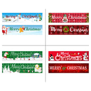 Christmas Patio Banner Party Decoration Supplies 50 x 250cm(Style 18)