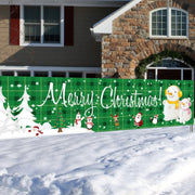 Christmas Patio Banner Party Decoration Supplies 50 x 250cm(Style 18)