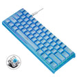 LEAVEN K620 61 Keys Hot Plug-in Glowing Game Wired Mechanical Keyboard, Cable Length: 1.8m, Color: Blue Green Shaft - Wired Keyboard by LEAVEN | Online Shopping South Africa | PMC TechLife | Buy Now Pay Later Mobicred