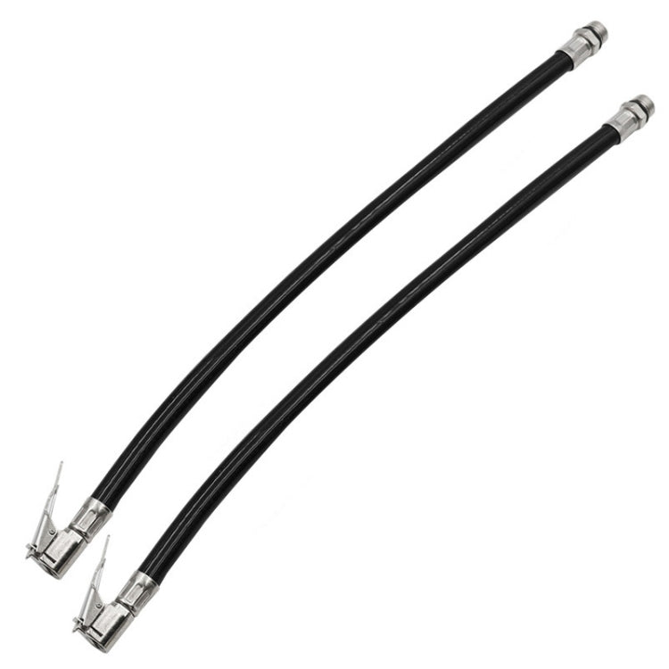 2 PCS Bicycle Car Tire Rubber Tube Pump Nozzle, Specification: 12.5mm Black - Bicycle Locks & Bicycle Pumps by PMC TechLife | Online Shopping South Africa | PMC TechLife