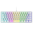 ZIYOULANG K61 62 Keys Game RGB Lighting Notebook Wired Keyboard, Cable Length: 1.5m(White) - Wired Keyboard by ZIYOULANG | Online Shopping South Africa | PMC TechLife | Buy Now Pay Later Mobicred