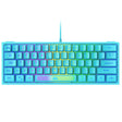 ZIYOULANG K61 62 Keys Game RGB Lighting Notebook Wired Keyboard, Cable Length: 1.5m(Blue) - Wired Keyboard by ZIYOULANG | Online Shopping South Africa | PMC TechLife | Buy Now Pay Later Mobicred