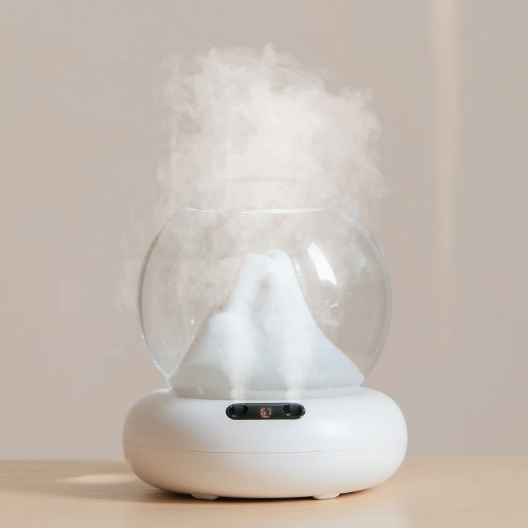 Rechargeable Moutain View Double Spray Aromatherapy Difusor Humidifier With Colorful Light(White) - free shipping - PMC TechLife - Order now!