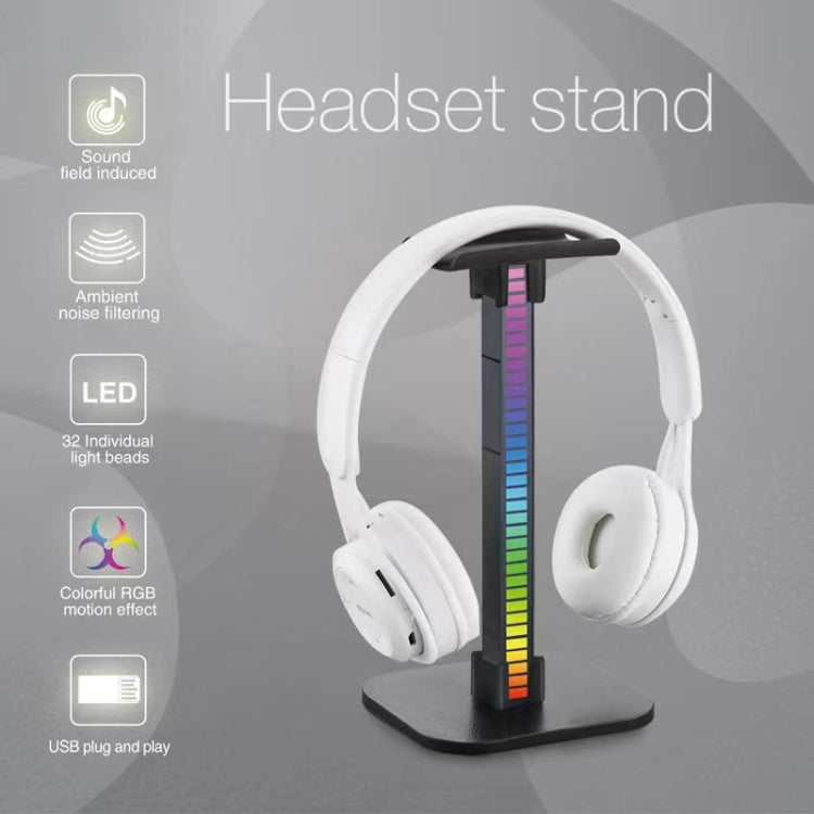 Ajazz Detachable RGB Glowing Game Headset Stand USB Pickup Lamp, Style: RGB Model - Headset Stand by Ajazz | Online Shopping South Africa | PMC TechLife