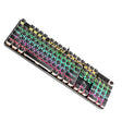K820 104 Keys Retro Punk Plating Knob Glowing Wired Green Shaft Keyboard, Cable Length: 1.6m, Style: Square (Black) - Wired Keyboard by PMC TechLife | Online Shopping South Africa | PMC TechLife | Buy Now Pay Later Mobicred