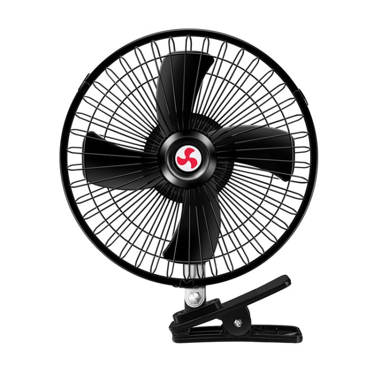Car Powerful Fixing Clip Cooling High Wind Power Electric Fan, Specification: 8 inch Black 12V - Heating & Fans by PMC TechLife | Online Shopping South Africa | PMC TechLife | Buy Now Pay Later Mobicred