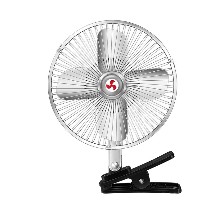 Car Powerful Fixing Clip Cooling High Wind Power Electric Fan, Specification: 8 inch Metal 12V - Heating & Fans by PMC TechLife | Online Shopping South Africa | PMC TechLife | Buy Now Pay Later Mobicred