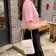 Fashion Versatile Vertical Models Single Shoulder Crossbody Mobile Phone Bag, Color: Yellow