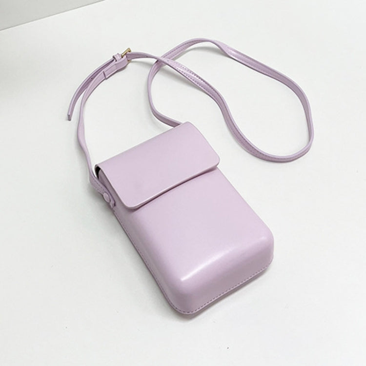 Fashion Versatile Vertical Models Single Shoulder Crossbody Mobile Phone Bag, Color: Purple - free shipping - PMC TechLife - Order now!