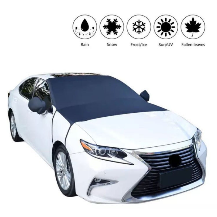 Car Front Window Snow Coated Silver Cloth Anti-freeze Sun Blocker Cover(205x150x167cm) - free shipping - PMC TechLife - Order now!