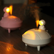 Astronaut Astronaut Humidifier Home Air Sprayer Sunset Lights(Light Green)