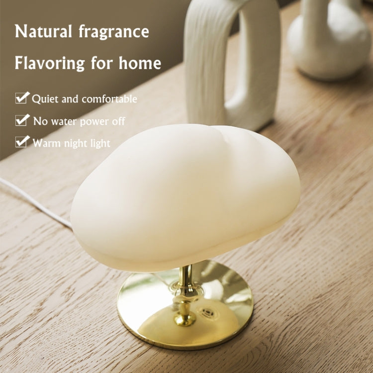 270ml Cloud Aroma Diffuser Humidifier  USB Table Lamp(Gold Bottom)