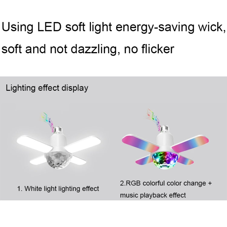 LY-002 24W Mini Bluetooth RGB Light Effect Foldable Music Light(Starry Light)