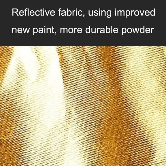 Selens  5 In 1 (Gold / Silver  / White / Black / Soft Light) Folding Reflector Board, Size: 120x180cm