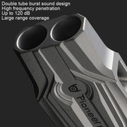 KS014 Dual Tube Outdoor Survival Referee Training High Frequency Whistle, Color: Colorful