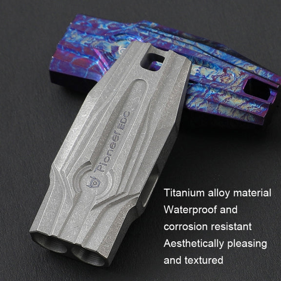 KS014 Dual Tube Outdoor Survival Referee Training High Frequency Whistle, Color: Colorful
