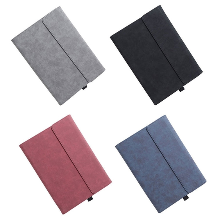 For Microsoft Surface Pro 8 Tablet Protective Case Holder(South African Sheepskin Blue Case)