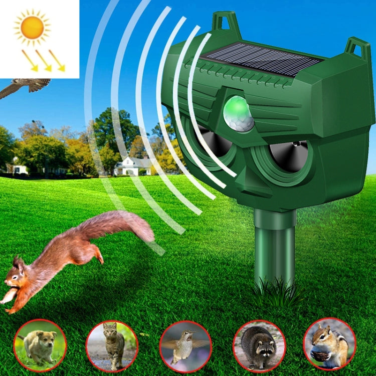 RC-543 Outdoor Solar Dog Repellent Infrared Ultrasonic Animal Bird Repellers - Outdoor Insect Repellent by PMC TechLife | Online Shopping South Africa | PMC TechLife