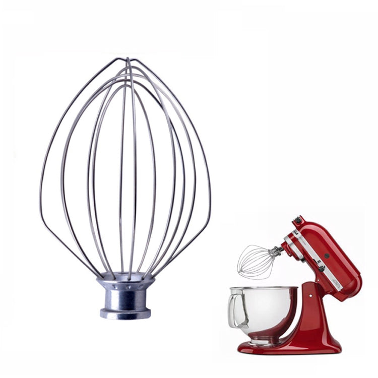 For KitchenAid Stand Mixer 6QT Whip Whisk  Stainless Steel Accessories - Kitchen Machine Accessories & Parts by PMC TechLife | Online Shopping South Africa | PMC TechLife