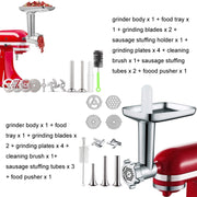 For KitchenAid Porking Enemy Accessories Dough Maker Grinder Meat Universal Set, Color: White