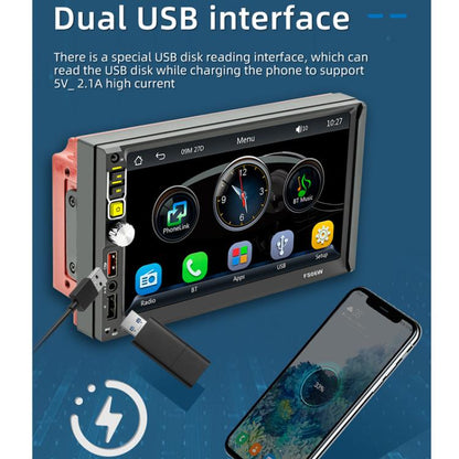 7 Inch Wireless CarPlay Mobile Phone Interconnection Car MP5(FS06W) - Car MP3 & MP4 & MP5 by PMC Jewellery | Online Shopping South Africa | PMC Jewellery | Buy Now Pay Later Mobicred