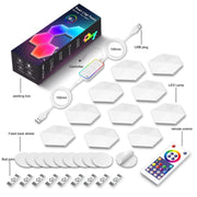 Gaming Ambient Light Smart Chiclet Backdrop Quantum Wall Light, Versions: Bluetooth(10 PCS/Set)