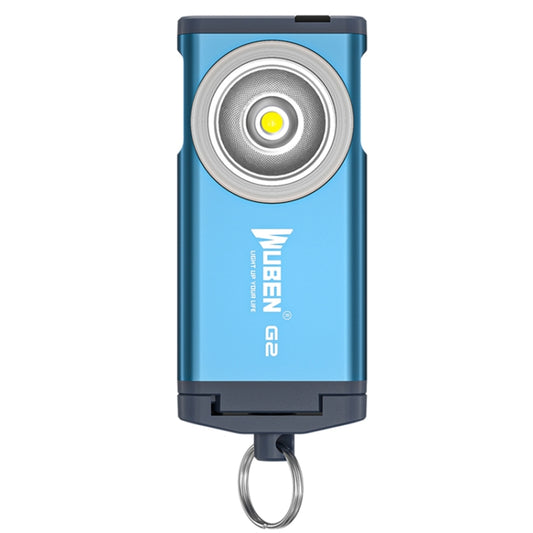 WUBEN G2 Strong Light LED Flashlight USB Outdoor Campers And Household Super Bright Key Chain Light(Blue) - free shipping - PMC Jewellery - Order now!