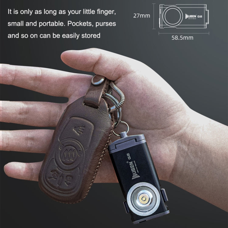 WUBEN G2 Strong Light LED Flashlight USB Outdoor Campers And Household Super Bright Key Chain Light(Blue) - free shipping - PMC Jewellery - Order now!