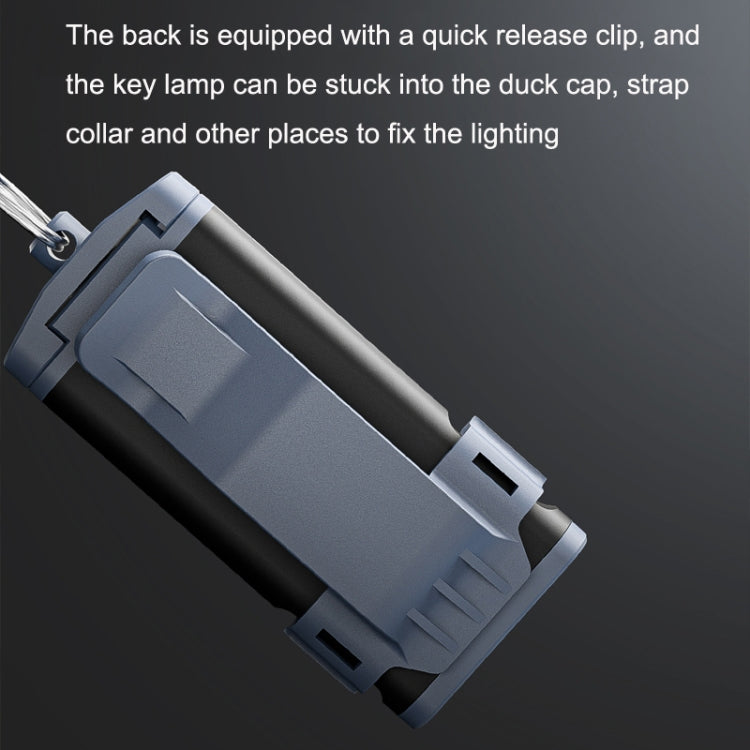 WUBEN G2 Strong Light LED Flashlight USB Outdoor Campers And Household Super Bright Key Chain Light(Black)