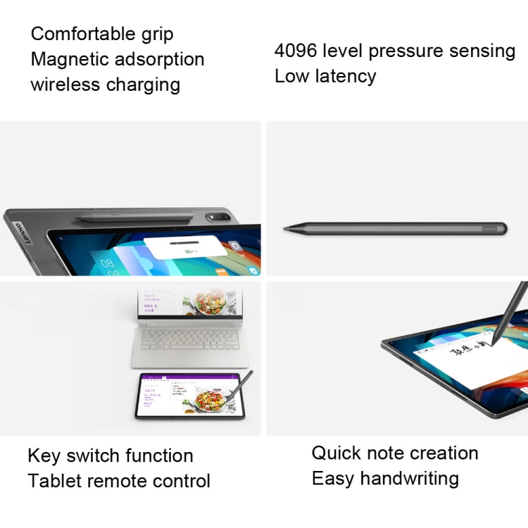 For Xiaoxin Pad Pro 12.6 inch/2022 2 Generation Original Lenovo Stylus(Black) - free shipping - PMC Jewellery - Order now!