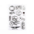 5 PCS Vintage Botanical Arrangement Handbook Clear Silicone Stamp(Vintage Postmark) - Handbook Decorative Stickers by PMC TechLife | Online Shopping South Africa | PMC TechLife