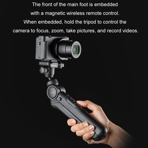 PGYTECH Camera Mobile Phone Desktop Pan Tilt Handheld Tripod, Specification: White