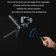 PGYTECH Camera Mobile Phone Desktop Pan Tilt Handheld Tripod, Specification: Black