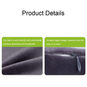 3D Slow Rebound Memory Foam Heating Massage Pillow(Deep Gray)