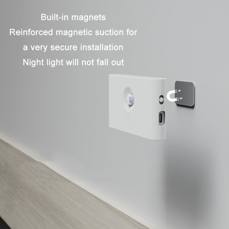 Human Infrared Smart Sensor Wireless Magnetic LED Night Light(Round Lens) - Sensor LED Lights by PMC Jewellery | Online Shopping South Africa | PMC Jewellery | Buy Now Pay Later Mobicred