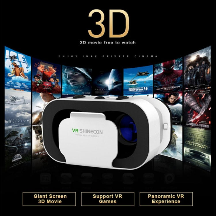 VRSHINECON G05 5th 3D VR Glasses Virtual Headset Digital Glasses(White) - free shipping - PMC Jewellery - Order now!
