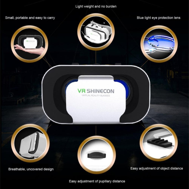 VRSHINECON G05 5th 3D VR Glasses Virtual Headset Digital Glasses(White) - free shipping - PMC Jewellery - Order now!