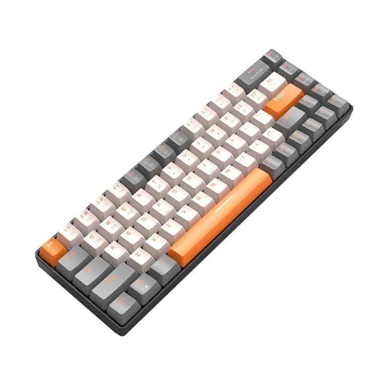 ZIYOU LANG K68 68 Keys Bluetooth Wireless Dual Model Mechanical Keyboard, Style: Red Shaft Version (Shimmering) - free shipping - PMC Jewellery - Order now!